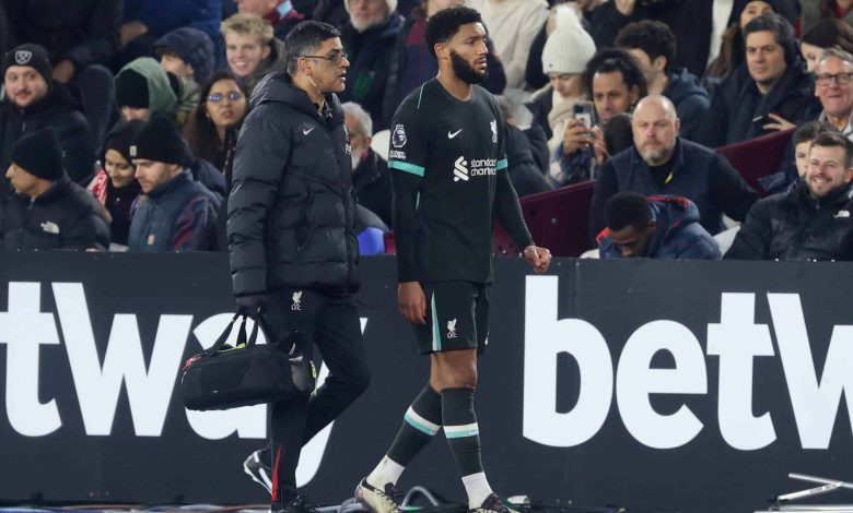 Arne Slot Provides Latest on Joe Gomez and Diogo Jota