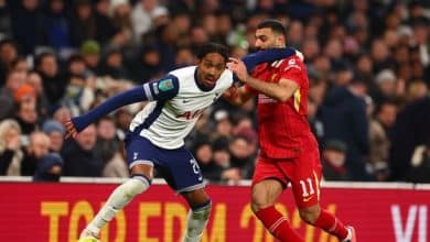 Djed Spence Sends Shot to Mo Salah