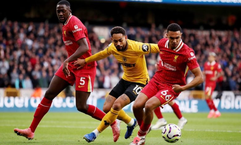 Jamie Carragher spots a ‘rusty’ Liverpool player in first half vs Wolves