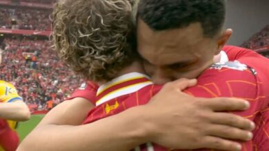 Emotional Alexander-Arnold in Tears as Liverpool Lift Premier League Trophy 15 Emotional Alexander-Arnold in Tears as Liverpool Lift Premier League Trophy