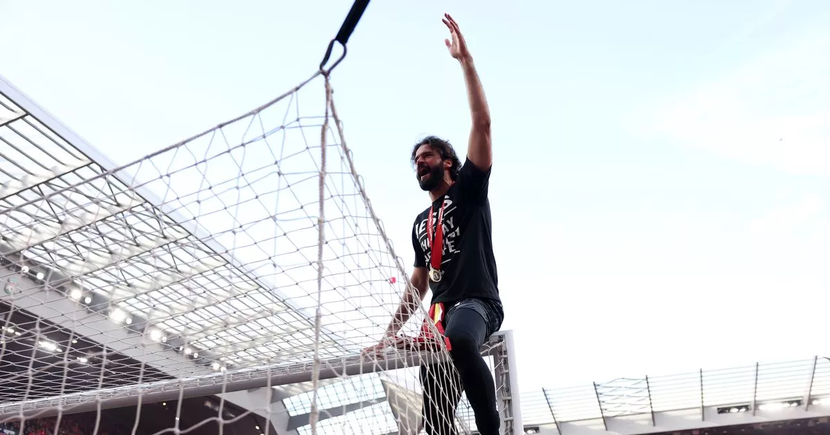 Alisson Becker Explains Viral Crossbar Celebration After Title Win