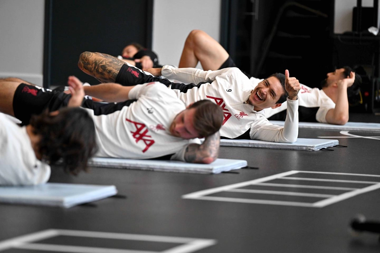 Photos: Liverpool Warm Down After Anfield Double-Header