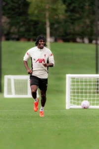 Alexander Isak Trains With Liverpool For The First Time Alexander Isak Trains With Liverpool For The First Time