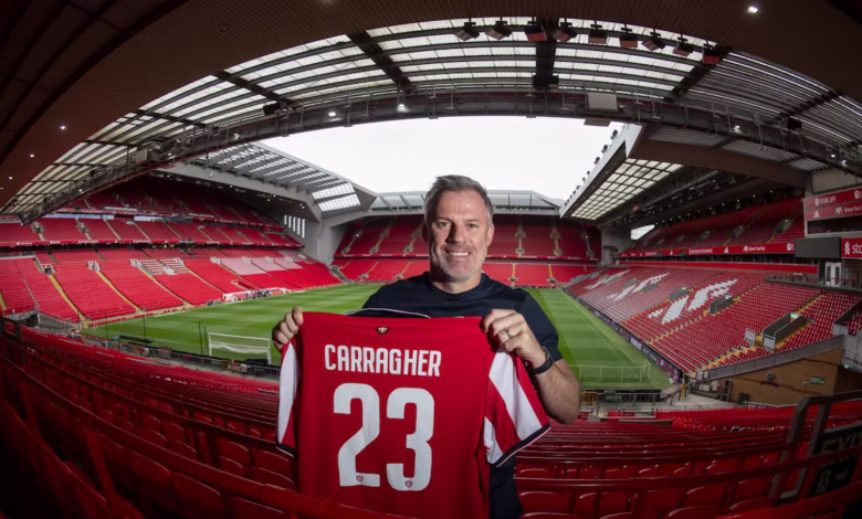 Jamie Carragher Honoured With Athletic Club’s 2025 One-Club Man Award 1 Jamie Carragher Honoured With Athletic Club’s 2025 One-Club Man Award