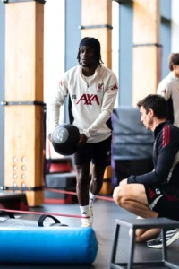 Alexander Isak Trains With Liverpool For The First Time Alexander Isak Trains With Liverpool For The First Time